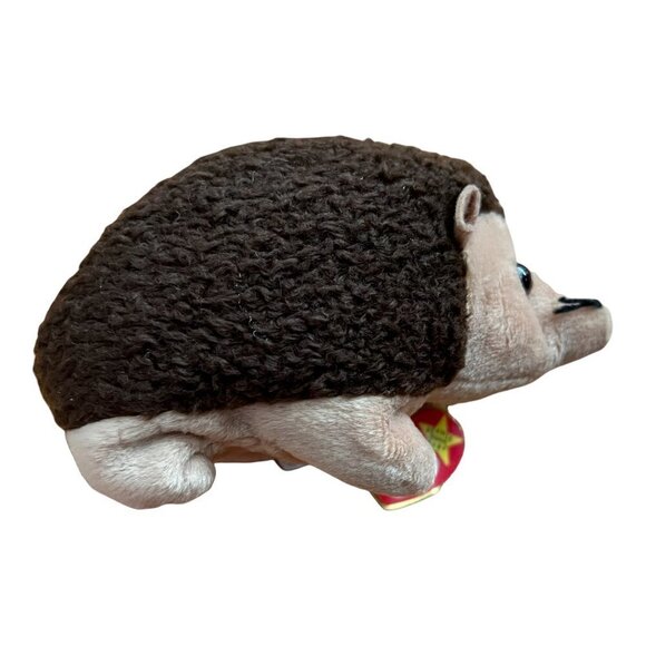 Ty Beanie Babies Prickles Hedgehog Plush‎ Soft Brown Adorable Stuffed Animal 7” - Picture 1 of 5